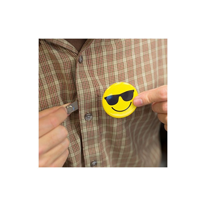 Magnet America Irish Flag Four Leaf Clover Circle Button with