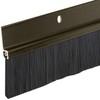 Heavy Duty Brush Door Sweep – 48" Long Brown Draft