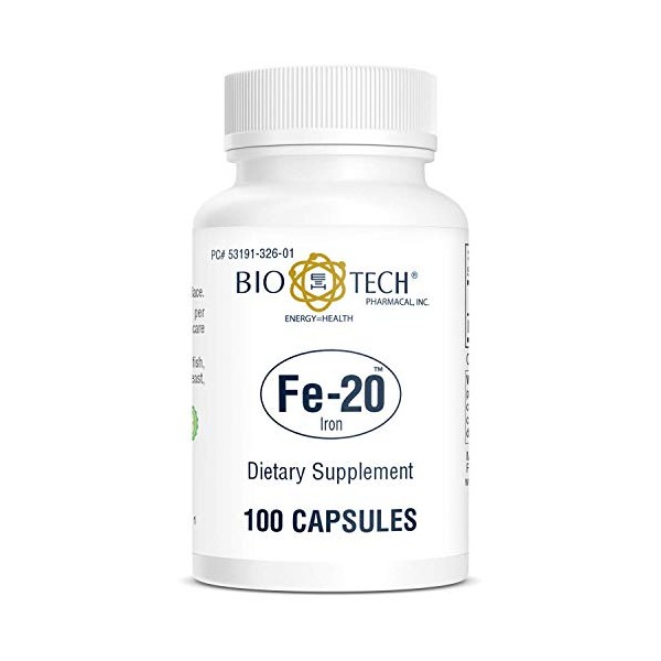 BioTech Pharmacal - Fe-20 - 100 Count