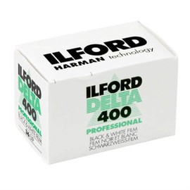 Ilford 1748192 Delta Pro 400 Fast Fine Grain Black and White Film, ISO 400, 35mm, 36 Exposures