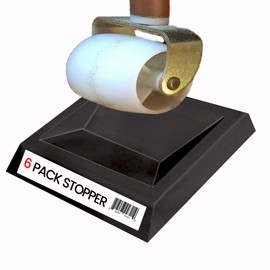 iPrimio Newest Solid Rubber Caster Cups - Bed & Furniture Stopper, Fits All Furniture Wheels, Floor Protector, No Sliding or Scratches, (6 Pack)