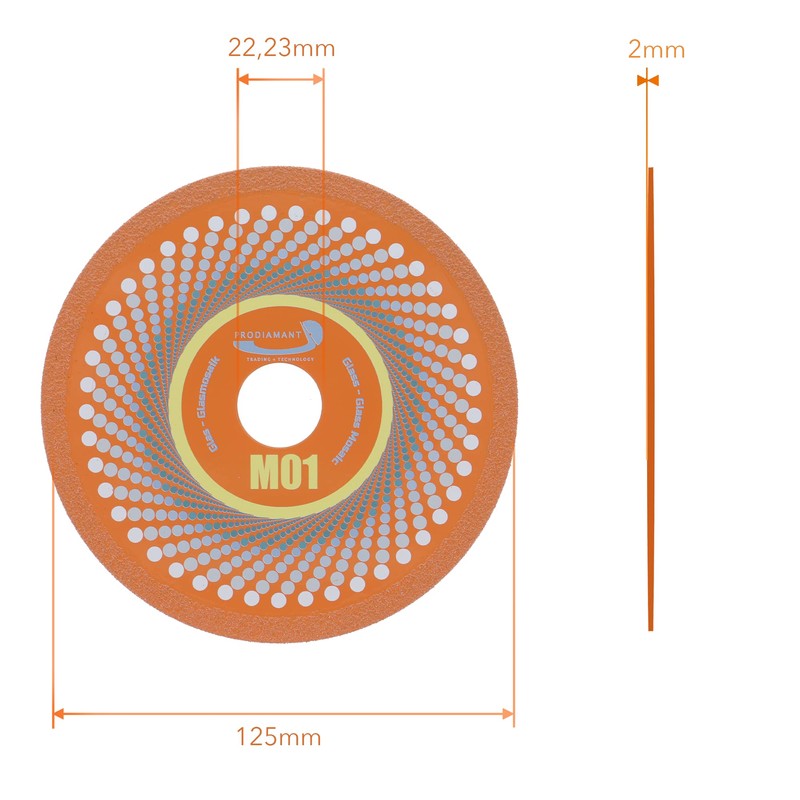 PRODIAMANT Diamond Cutting Disc 125 mm x 22.23 mm M01