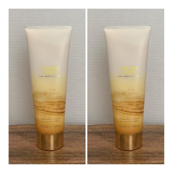 2 GOLDEN SANDS Fragrance Lotion Ultimate Hydration Cream 8 fl