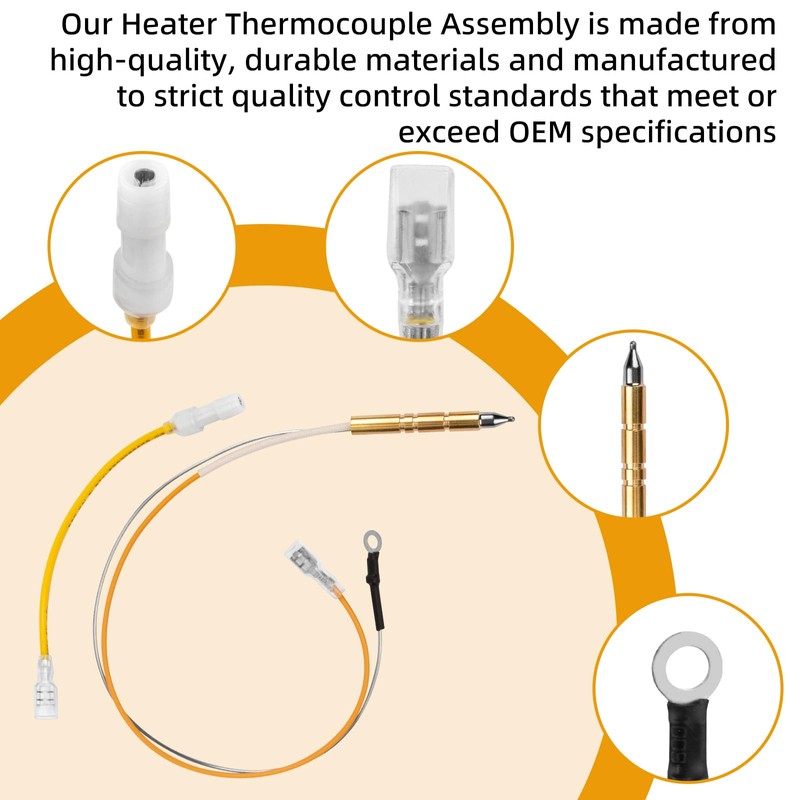 F237349 Heater Thermocouple Assembly Compatible with Mr. Heater Tank Top