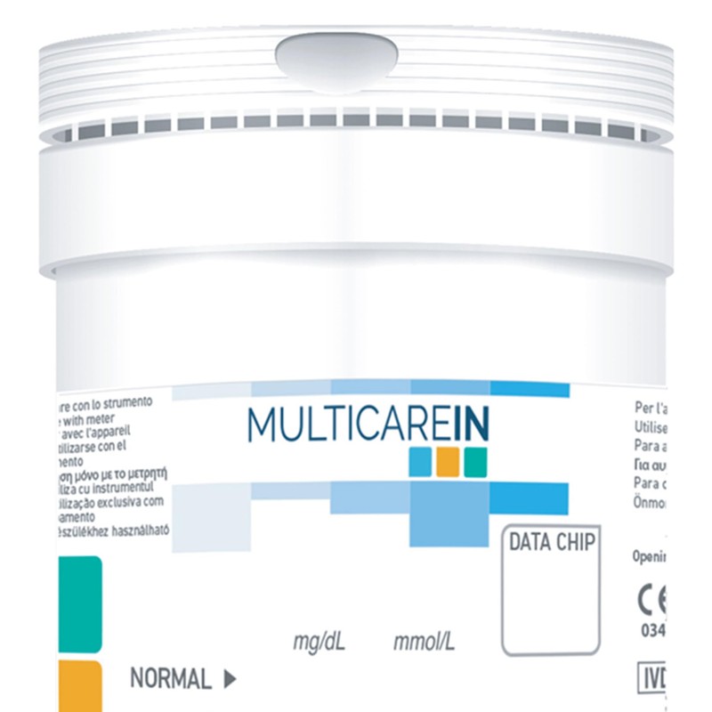 Multicare In - Strisce Colesterolo, Test Colesterolemia, per Lettore Multicare