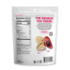 Crunchies Freeze-Dried Fruits, 100% All Natural Crispy Fruit, Non GMO and Kosher, Resealable Freeze Dried Fruit Snack Packs, Pack of 6 (Mixed Fruit)
