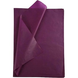 Plum Purple | 25 Large Sheets of Tissue Paper | 50x70 cm | Craft & Gift Wrapping