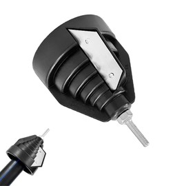 WOUYTPE PE Pipe Deburring Cordless Screwdriver, Deburring Pe Pipe, Copper Pipe Reamer PVC Deburring Tool, Suitable for Cutting and Polishing the Edges of Pipes Made of Various Materials