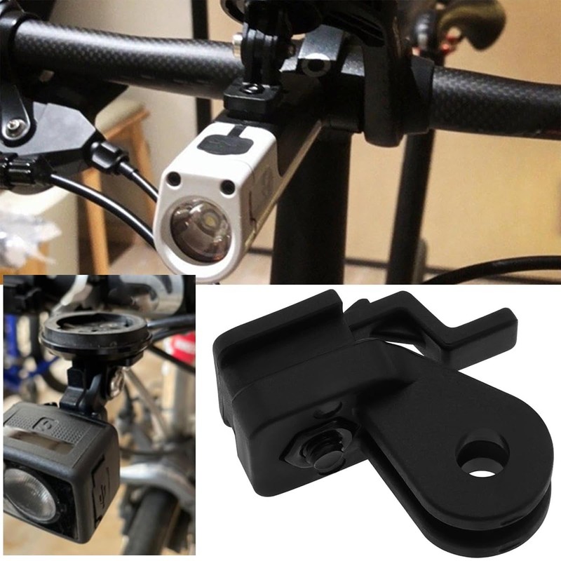 Laroal Bicycle Light Adapter Mount for GPS Mount Flashlight Adapter