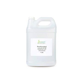 FRACTIONATED COCONUT OIL COLD PRESSED NATURAL 100% PURE 4 OZ TO 1 GALLON (7 LBS/1 GALLON)