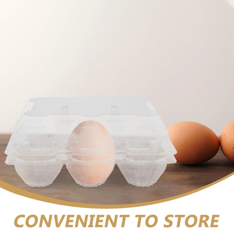 Homoyoyo 6pcs Goose Egg Carton Jumbo Egg Cartons 6 Count