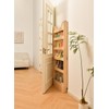 Heehee Solid Wood Bookshelf Bookcase Book Shelf Organizer for Books,