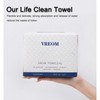 Clean Skin Clean Towels XL,Disposable Face Towel,Lint-Free Biodegradable Towels,Extra Thick