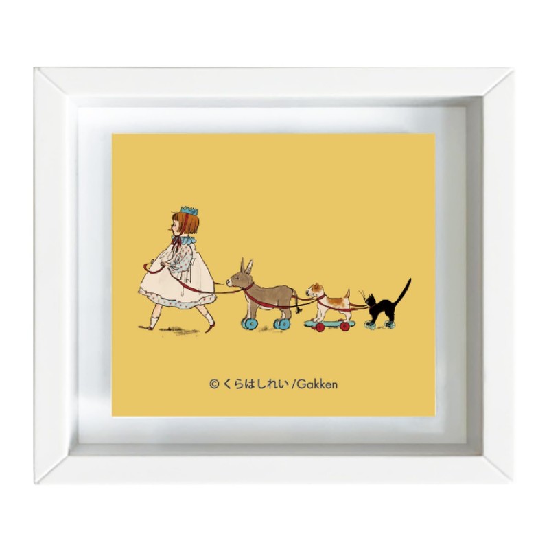 KHR001 Kurahashi Rei Art Frame Frame Miniature Cat Black Cat