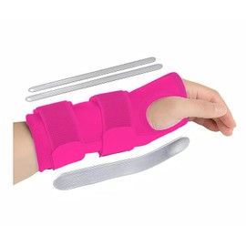 Muñequera para Túnel Carpiano y Tendinitis - 3 Férulas de Aluminio Ajustables - Soporte para Esguinces, Artritis Reumatoide y Torceduras - Muñequera de Compresión para Mano Izquierda
