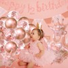 21PCS First Birthday Decorations Girl,Half Birthday Hat,Beautiful Halfbirthday Party Decorations,Stylish