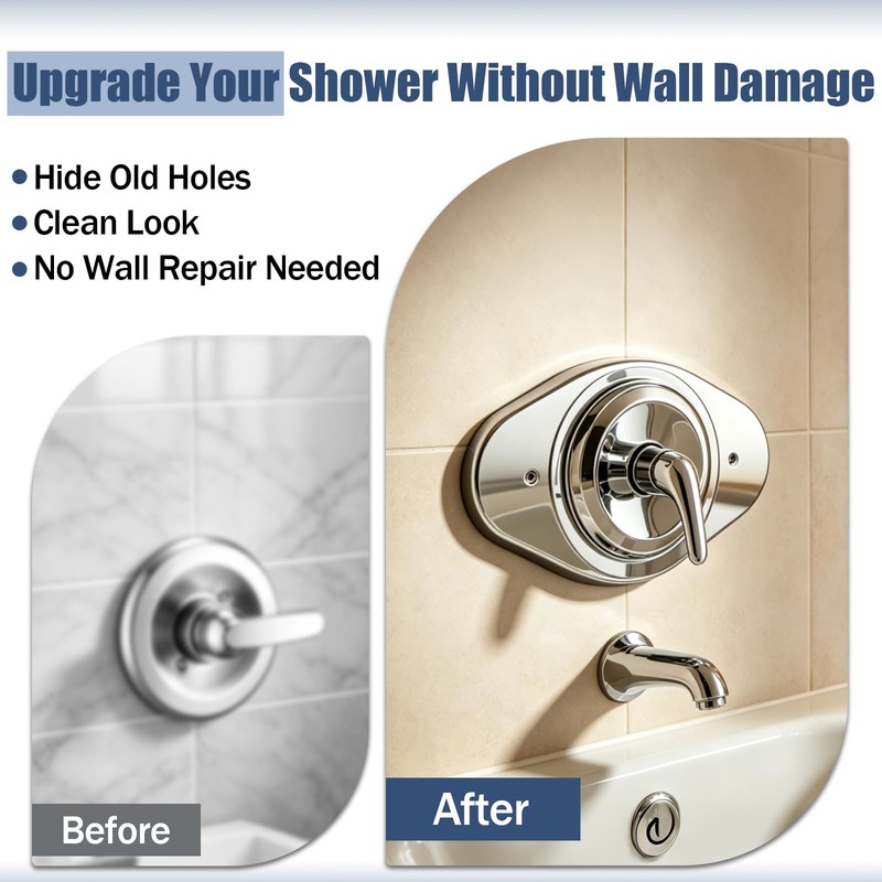 RP29827 Shower Remodel Cover Plate for Delta & Moen Shower