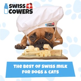 KPRODUCT4U Swisscowers Cheese Bar for Dogs 80g - Long Chewing Pleasure, Made with 100% Swiss Milk, Lactose-Free, Gluten-Free, No Preservatives (Small, Origianl)