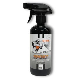 The Stink Solution Driftwood Odor Eliminating Spray For All Sports Equipment. Eliminates nasty odors from all your sports gear and exercise equipment. - 1 16 oz Bottle