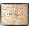 Colorado, Rocky Mountains Colorado Shaped Road Map Cribbage Board