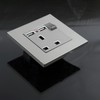 Electrical Single Switched Power Socket, 3-pin 13A Switched Plug Screwless
