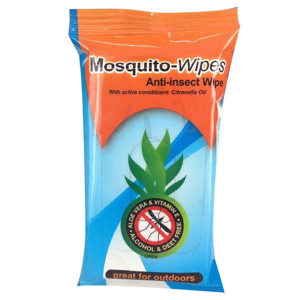 Mosquito-Band Anti-Insect Wipe X 10 X 3