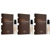 3 Vials Samples TERRE D'HERMES by HERMES for Men 0.06