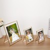 Gold 11x14'' Floating Frame for Picture(6x8'',7x9'',8x10''),Adjustable Tabletop/Shelf floating picture frame