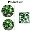 WODJR 80Pcs Palm Leaves Tableware Tropical Party Decoration Palm Leaf