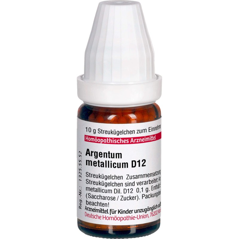 DHU Argentum Metallicum D12 Spreading Balls 10 g Globules