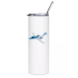 Honda Jet Stainless Steel Water Tumbler with straw - 20oz.