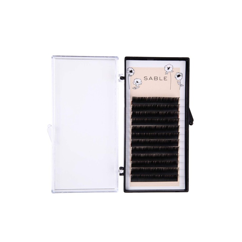 THREE JUICY Sable Eyelash Extensions J-Curl 0.006 inch (0.15 mm)