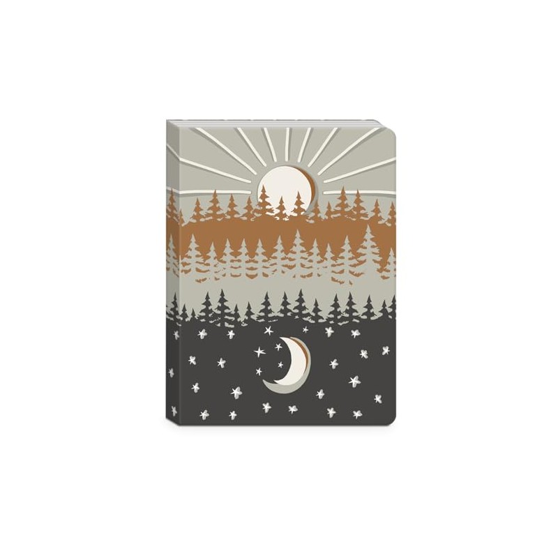 Punch Studio Molly & Rex Camping Icons Sun/Moon, Softcover Guided