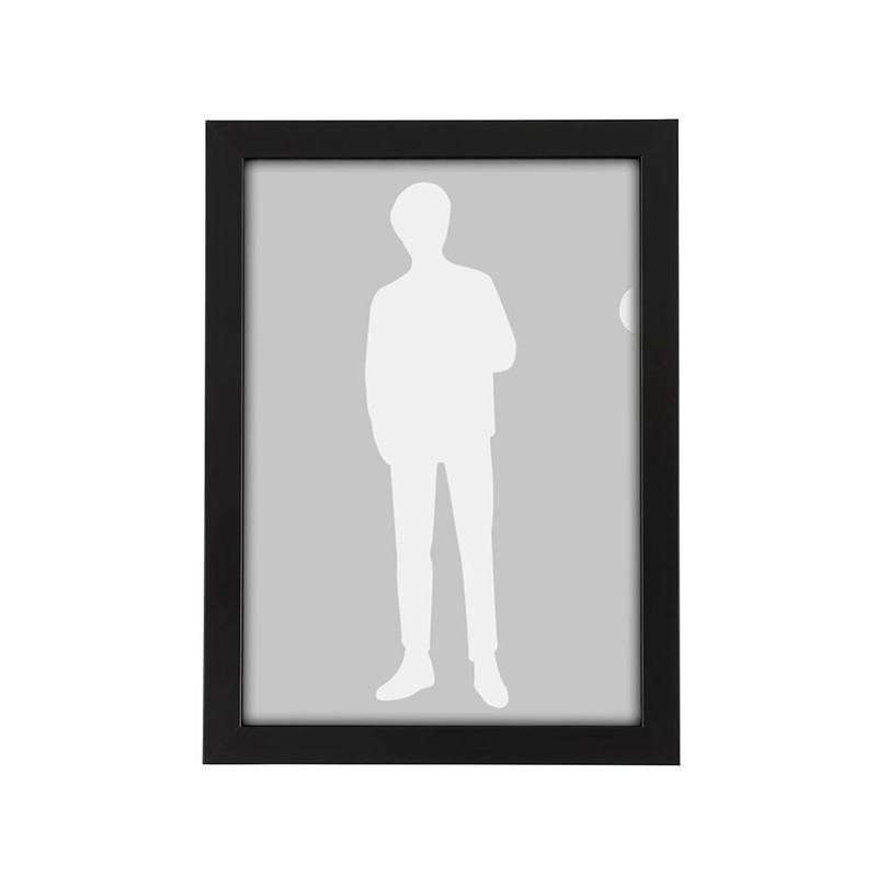 Nakabayashi F-TP-119-D Clear Holder Perfect Frame, Black