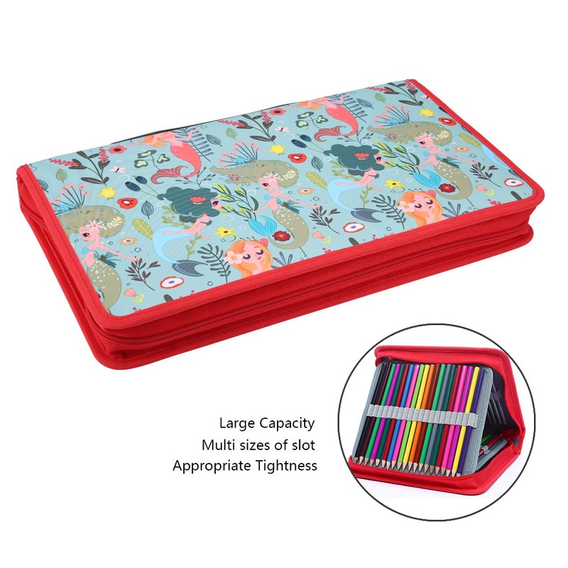 120/168/216 Slot SeA maid Pattern Color Pencil Box Painting Pen
