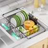 Simple Trending Expandable Dish Drying Rack in Sink, Adjustable Dish