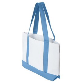 Liberty Bags P & O Cruiser Tote OS WHITE/ LT BLUE