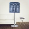 firstchoicelighting Set of 2 Navy Blue Table Lamp Shades, Lampshades