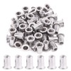 Rustark 50 Pcs 1/4-20'' UNC 304 Stainless Steel Rivet Nuts