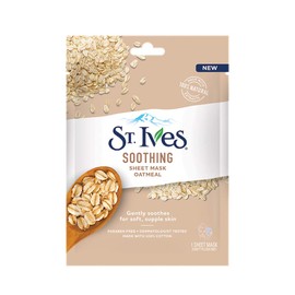 St Ives Sheet Mask 23ml Soothing Oatmeal, Clear