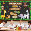 We are Wild About Learning Bulletin Board Set Jungle Animals
