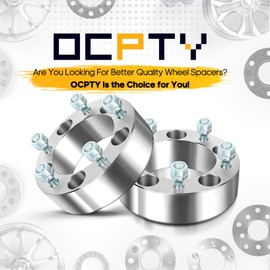 OCPTY 5x5.5 to 5x5.5 Wheel Spacers 2 inch 5x139.7 for for E-150 5 lug with 1/2x20 Studs Adapters 108mmCB Replacement fit for Ram 1500 for F150 for F100 for Truck 2pcs