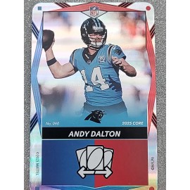 Carta 2025core Uno Elite Andy Dalton Dual Color Foil No. 040