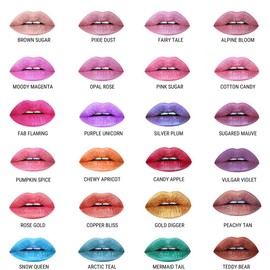 Aromi Burnt Pumpkin Metallic Liquid Lipstick | Orange Gold Lip Color with Shimmery Finish, Vegan, Cruelty-free, Long-lasting, Waterproof (Chewy Apricot)