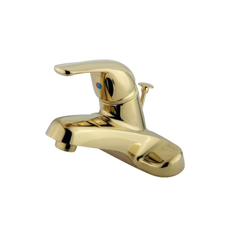 Kingston Brass KB542B Single-Handle 4 in. Centerset Bathroom Faucet, Polished