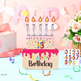 DIY Money Gifts Birthday, Gift Generic Birthday, Gifts for 16th 18th Birthday Woman Husband, Money Gifts Wooden Sign, Birthday Decoration, Anniversary Commemoration, Creative Money Gift (Generic)