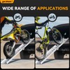 gardhom Folding Motorcycle Ramp Dirt Bike Ramp Aluminum Motorcycle Carrier