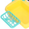 2 in 1 Play Kitchen Sink Toys with Running Water