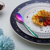 Rainbow Coffee Spoons 6 Pieces Kyraton 5.5 Inch Stainless Steel