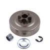3/8 Inch 6 Teeth Sprocket Replacement Kit for Chainsaws MS170,